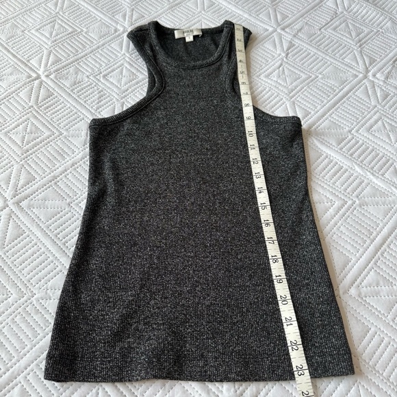 Agolde Bea Cutaway Ribbed Tank Top Size Small - Picture 2 of 7